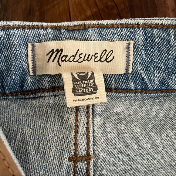 MADEWELL The Curvy Perfect Vintage Wide-Leg Crop Jean- 30” - Picture 8 of 11